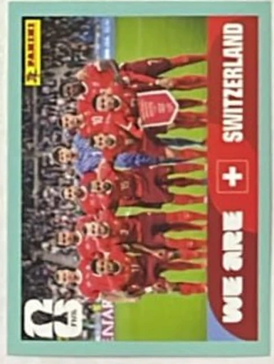 Figurita SUI-13 Plantel Suiza Mundial 2026