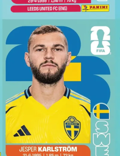 Figurita SWE-10 Jesper Karlström Mundial 2026