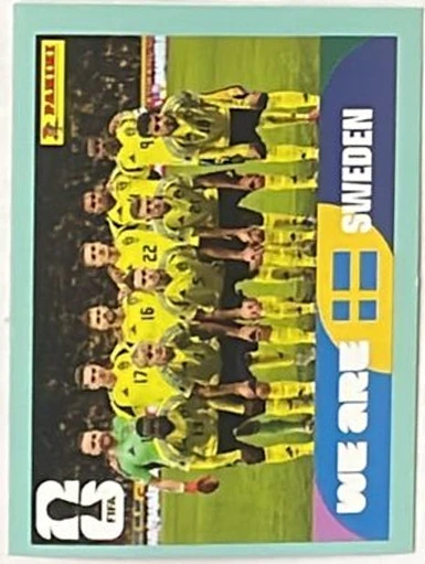 Figurita SWE-13 Plantel Suecia Mundial 2026