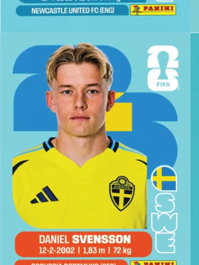 Figurita SWE-14 Daniel Svensson Mundial 2026