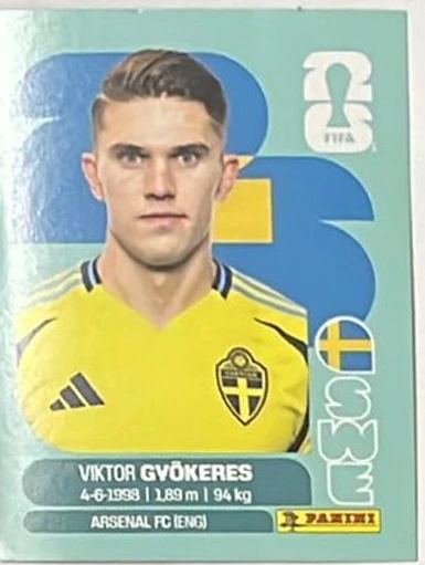 Figurita SWE-20 Viktor Gyökeres Mundial 2026
