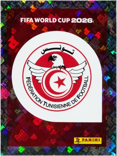 Figurita TUN-1 Escudo Túnez Mundial 2026