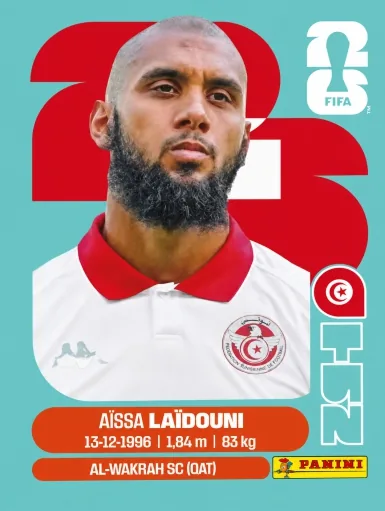 Figurita TUN-10 Aissa Laidouni Mundial 2026