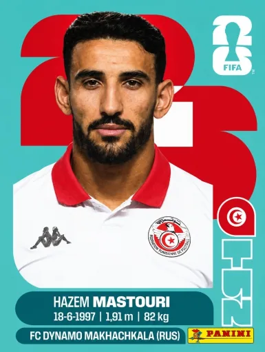 Figurita TUN-17 Hazem Mastouri Mundial 2026