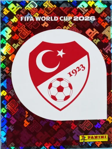 Figurita TUR-1 Escudo Turquía Mundial 2026