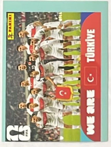 Figurita TUR-13 Plantel Turquía Mundial 2026