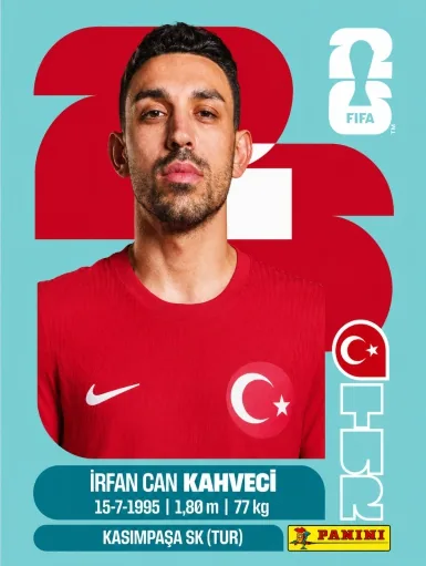 Figurita TUR-15 Irfan Can Kahvecu Mundial 2026