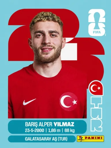 Figurita TUR-18 Baris Alper Yilmaz Mundial 2026