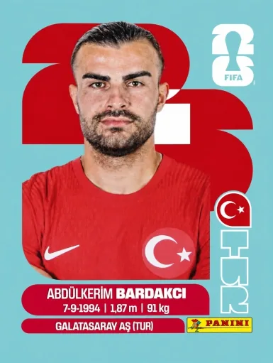Figurita TUR-5 Abdulkerim Bardakci Mundial 2026