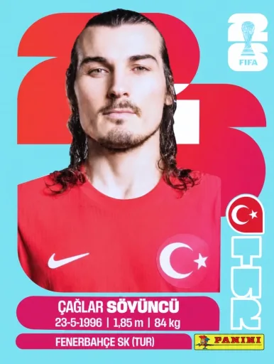Figurita TUR-6 Caglar Soyunku Mundial 2026