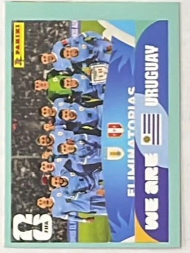 Figurita URU-13 Plantel Uruguay Mundial 2026
