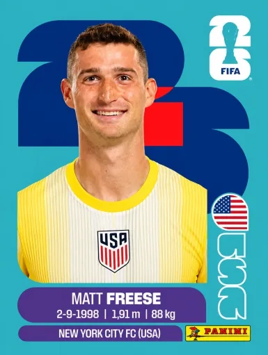 Figurita USA-2 Matt Freese Mundial 2026