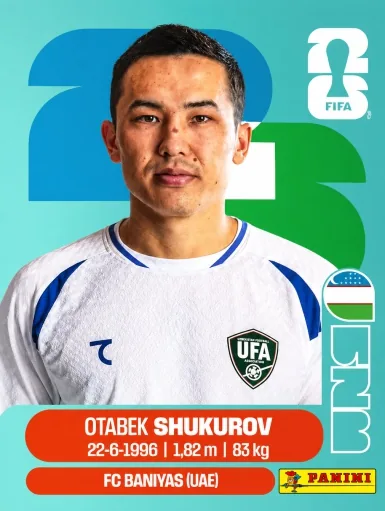 Figurita UZB-11 Otabek Shukurov Mundial 2026