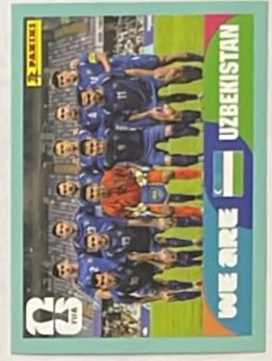 Figurita UZB-13 Plantel Uzbekistán Mundial 2026